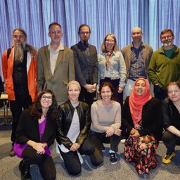 Gary R. Bunt and CHANSE team. CHANSE Digital Islam Across Europe Conference. University of Edinburgh. May 2025. Photo: Yvonne Howard-Bunt